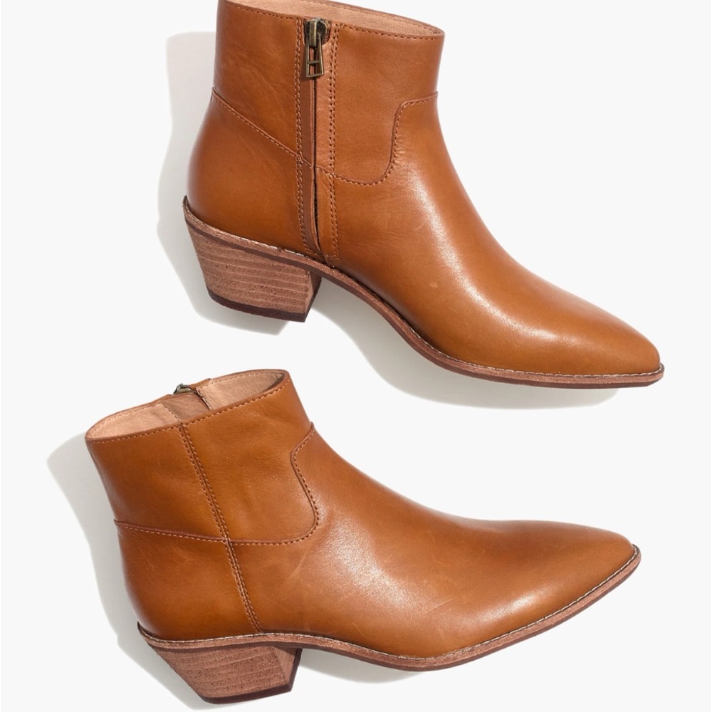 Madewell Charley Boot Brown Leather Women’s Size 9